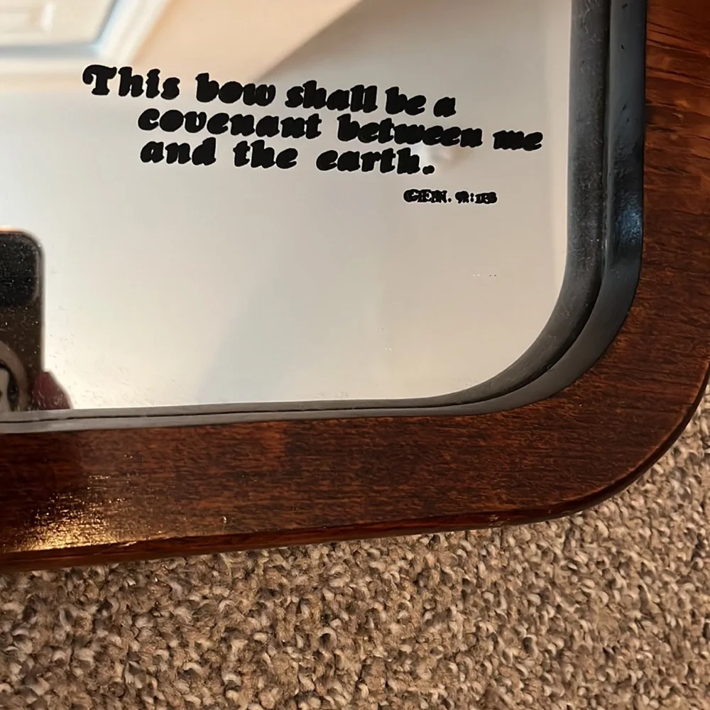 Noah’s Ark mirrored wall hanging